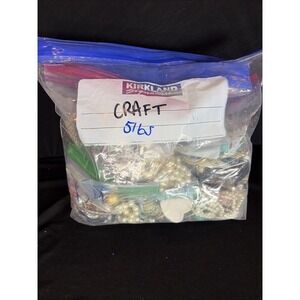 5 Lbs Jewelry Lot Pieces Parts Craft Repair Assort Mix